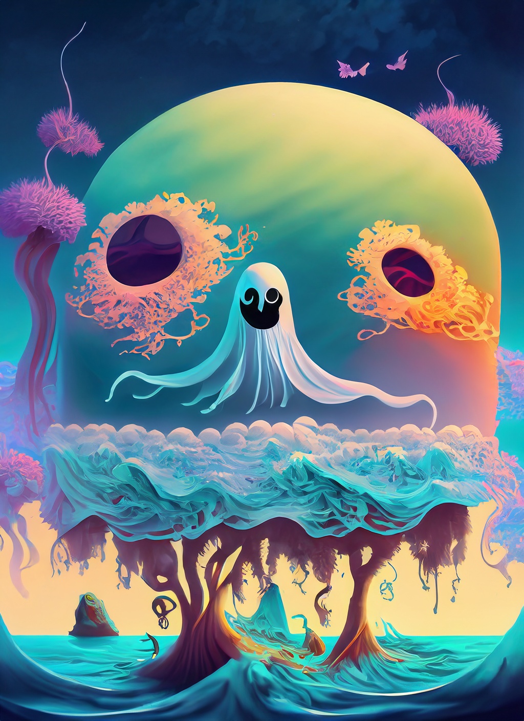 Firefly かわいい　奇妙　幽霊　海　沖縄　アール・ヌーヴォー　昼 29066